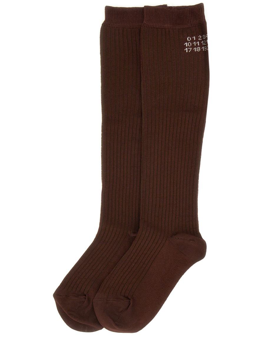 MM6 Maison Margiela High Socks