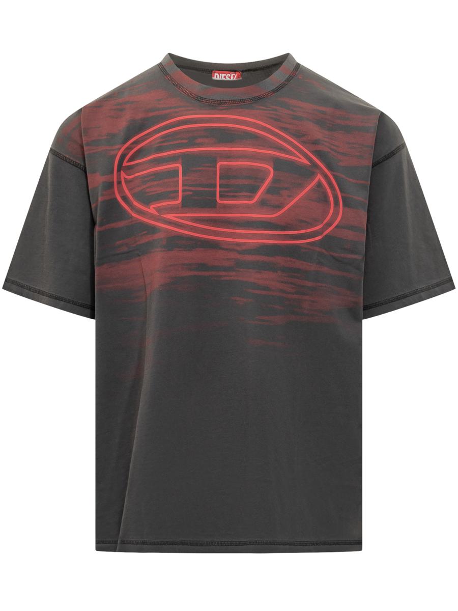 Diesel Oversized T-Shirt With Diesel Logo Graphic
