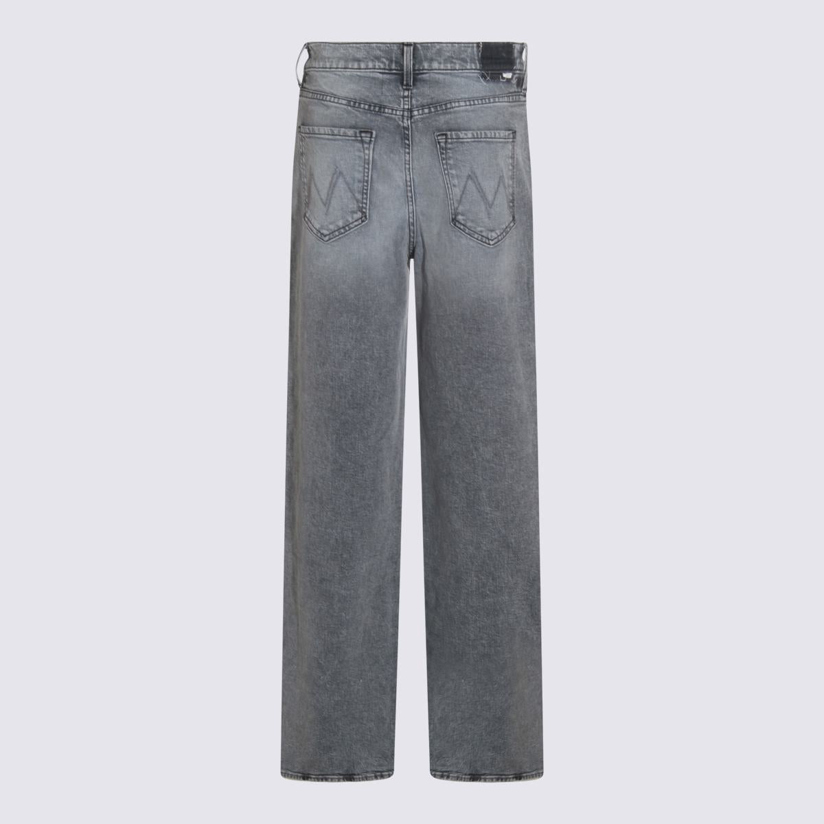 Mother Grey Cotton Jeans