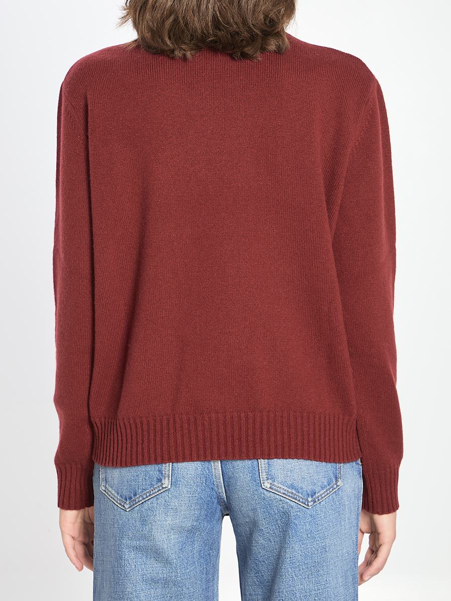 Crew Neck Sweater In Cashmere