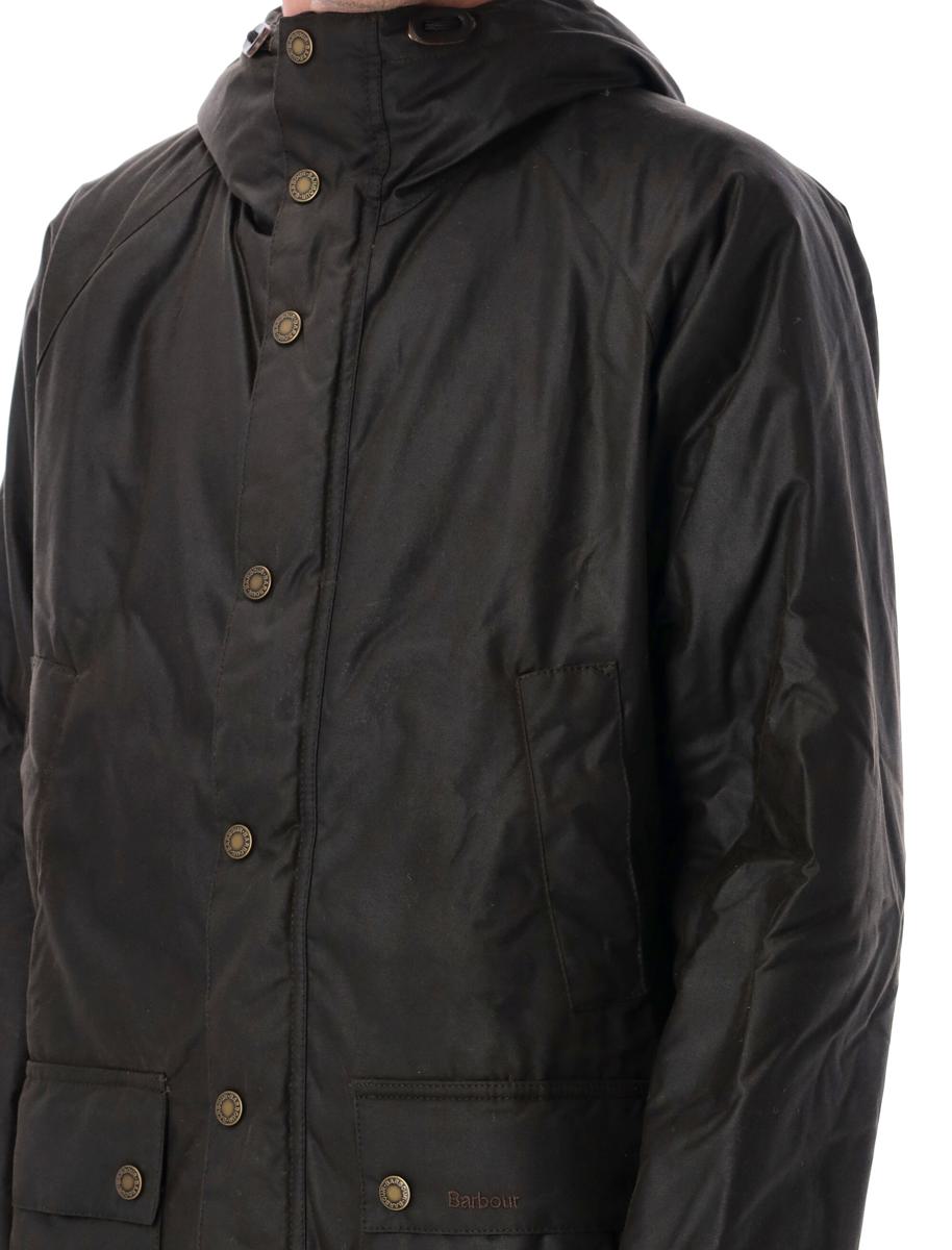 Barbour Bedale Waxed Cotton Parka Olive