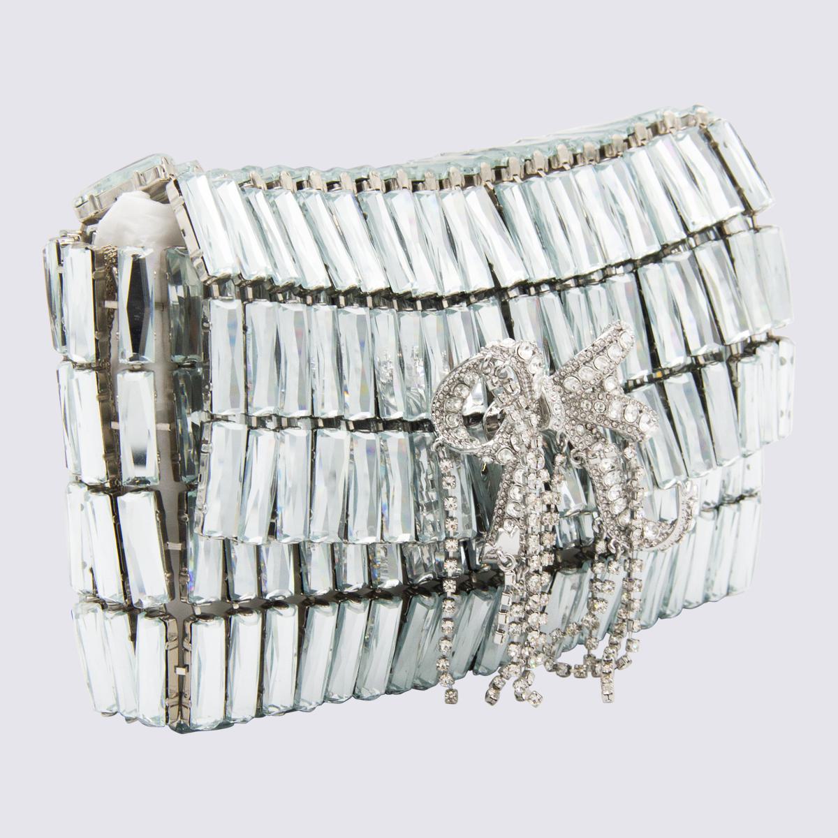 Self-Portrait Silver Glass Bag