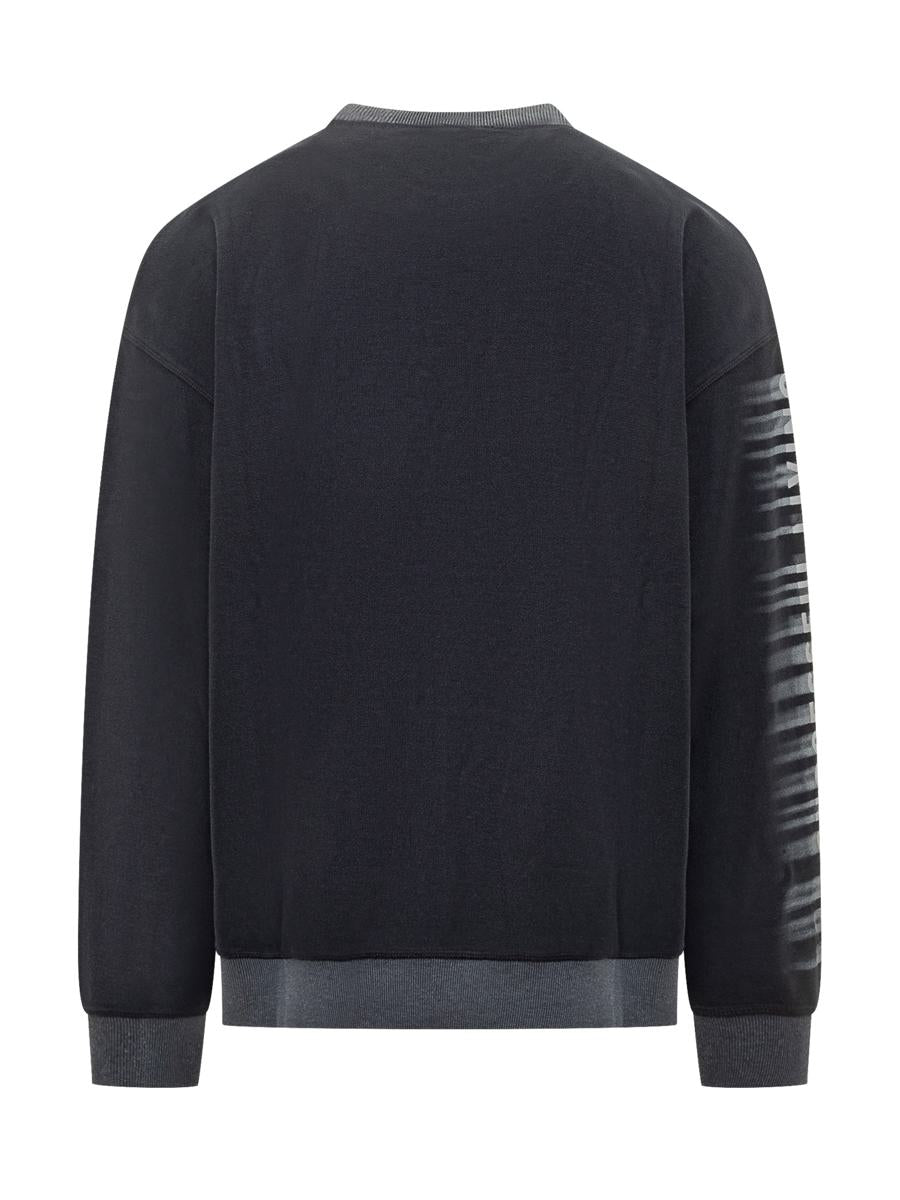 Diesel Crew Neck Sweatshirt With Diesel Logo Print