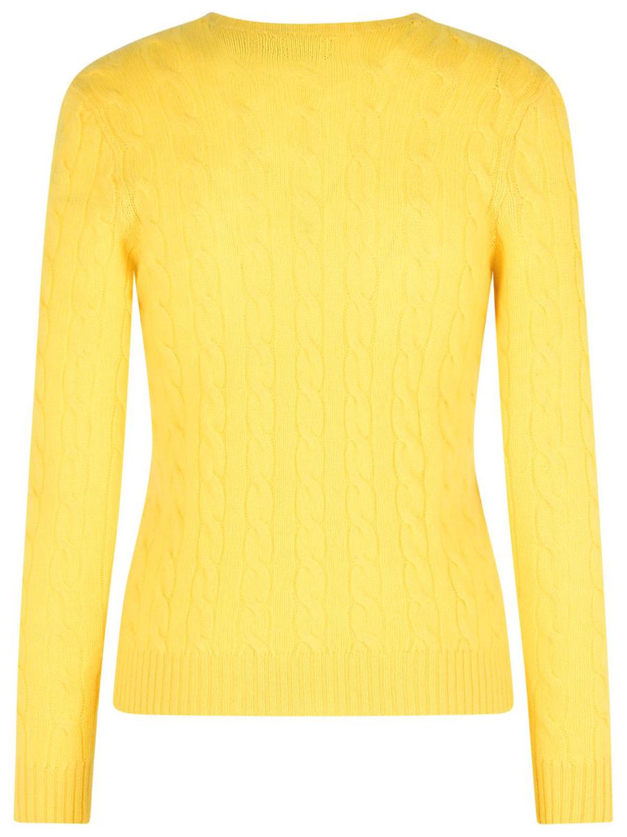 Polo Ralph Lauren Yellow Cashmere Blend Sweater