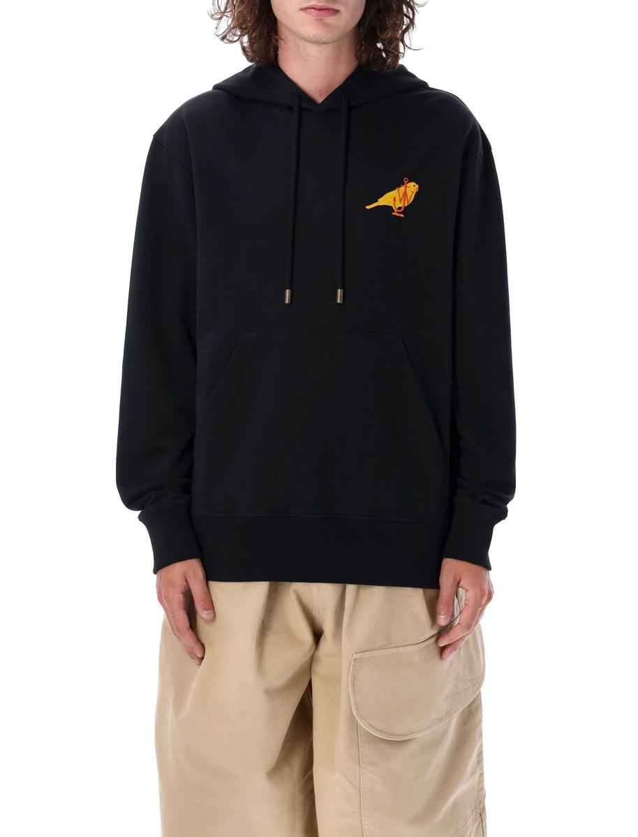 JW Anderson Canary Embroidery Hoodie