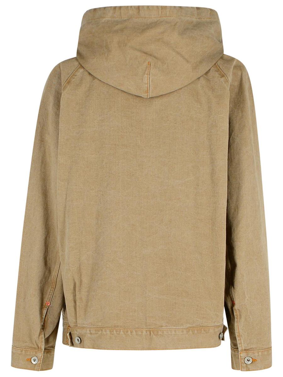 Sacai Beige Denim Sweatshirt