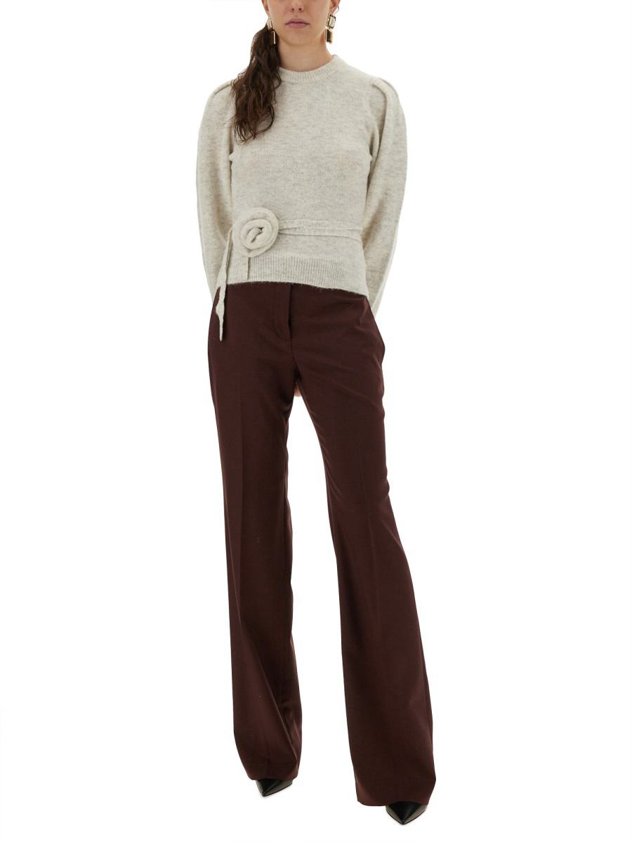 Rotate Birger Christensen Mesh With Flower Detail