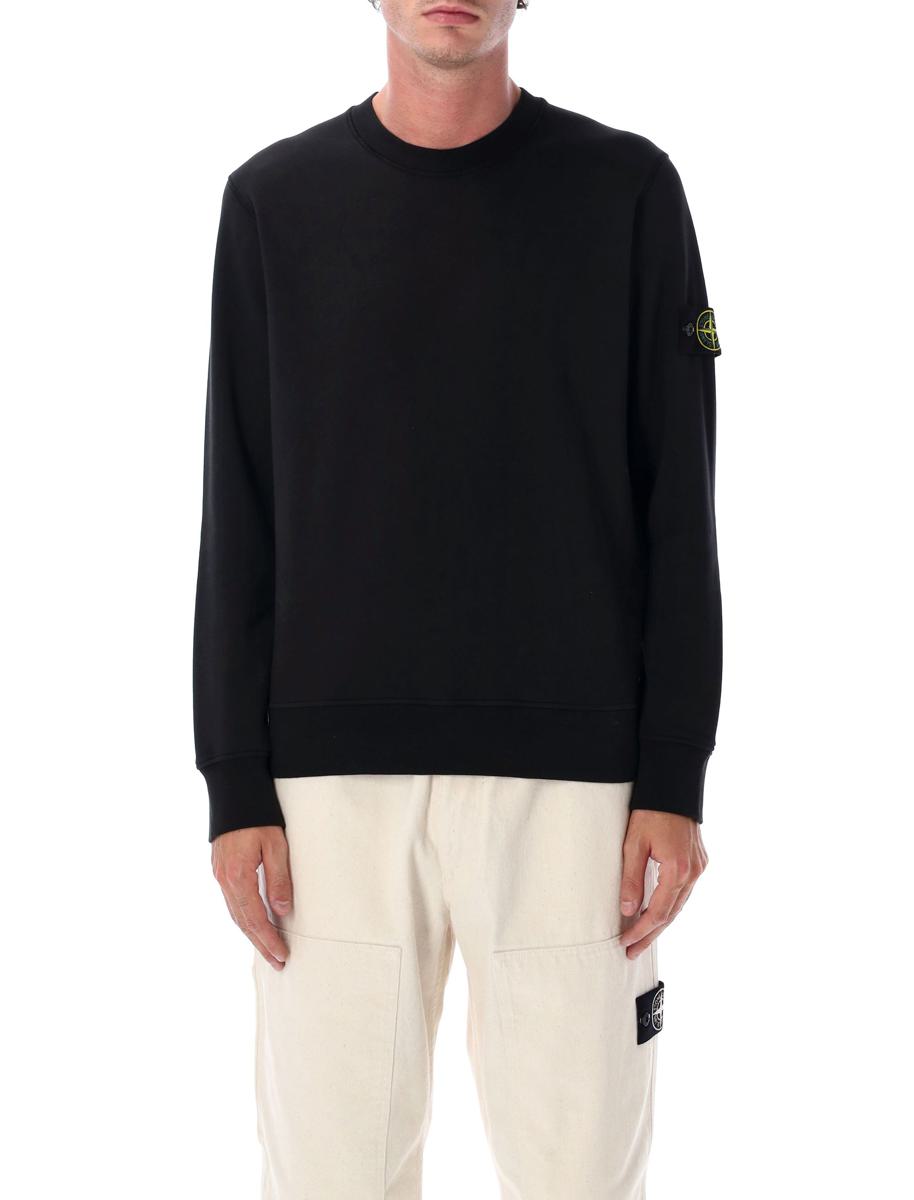 Stone Island Organic Cotton Crewneck Sweatshirt