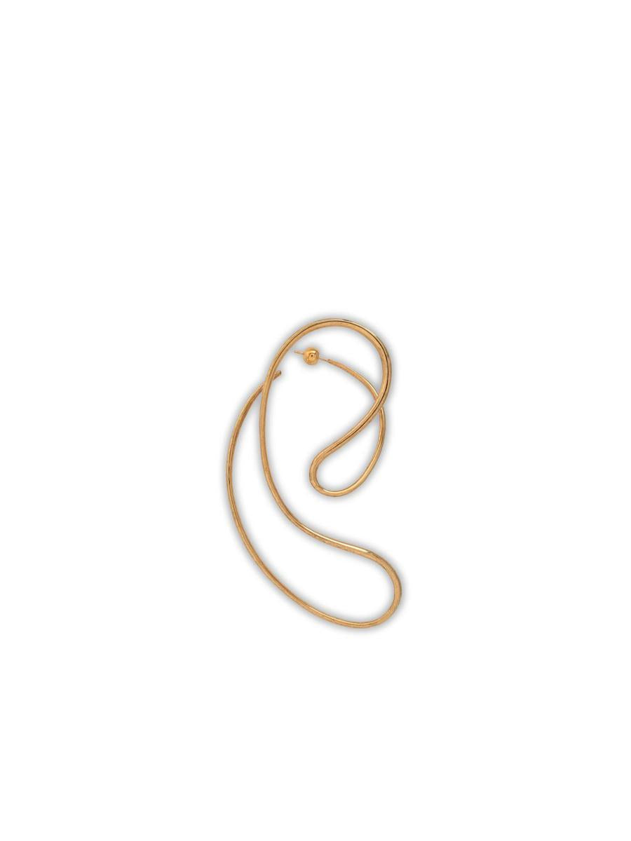 Panconesi Gold 'P Continua Large' Earrings