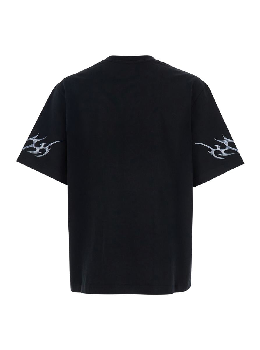 Blades Printed Oversized T-Shirt