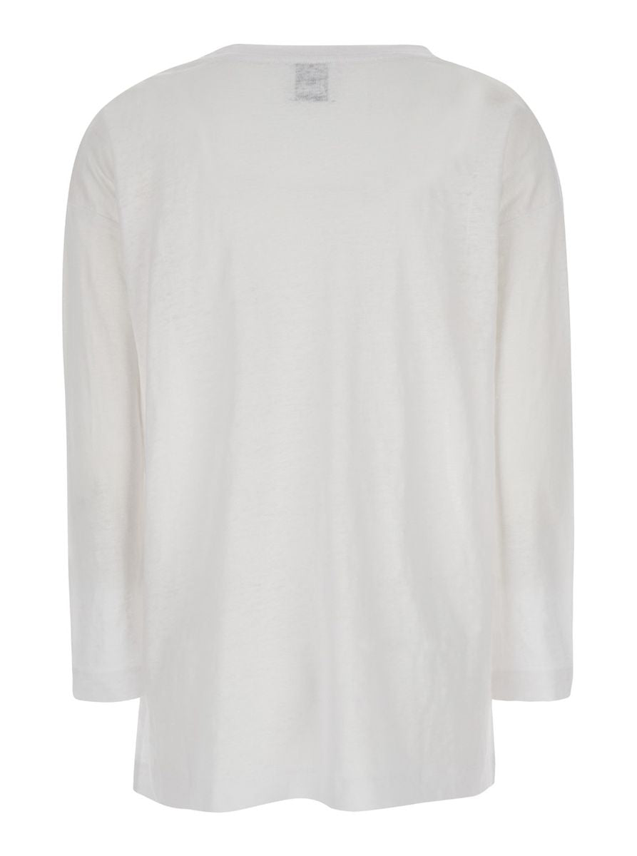Allude Shirt With Boart Neckline
