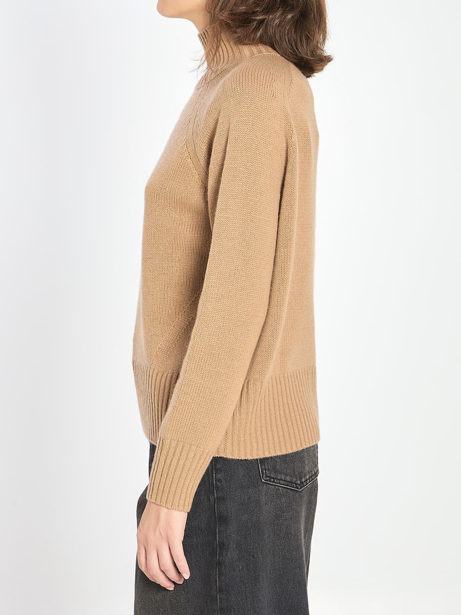 Turtleneck In Wool And Cashmere