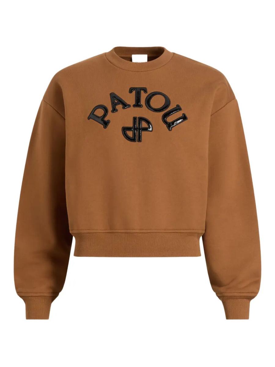 Patou Vinyle Logo Fleece Sweatshirt Clothing