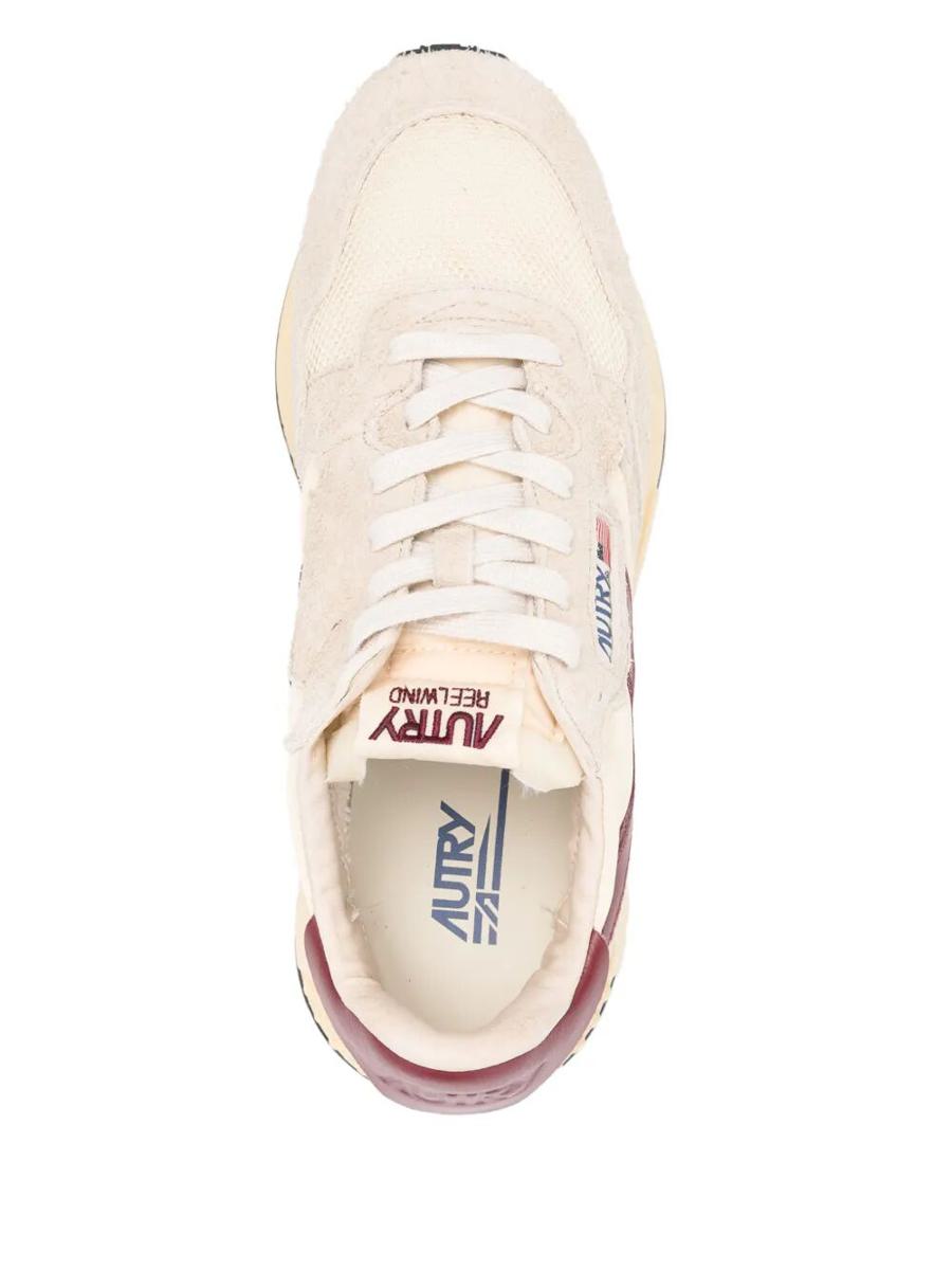 Autry "Reelwind Low" Suede Net Sneakers Shoes
