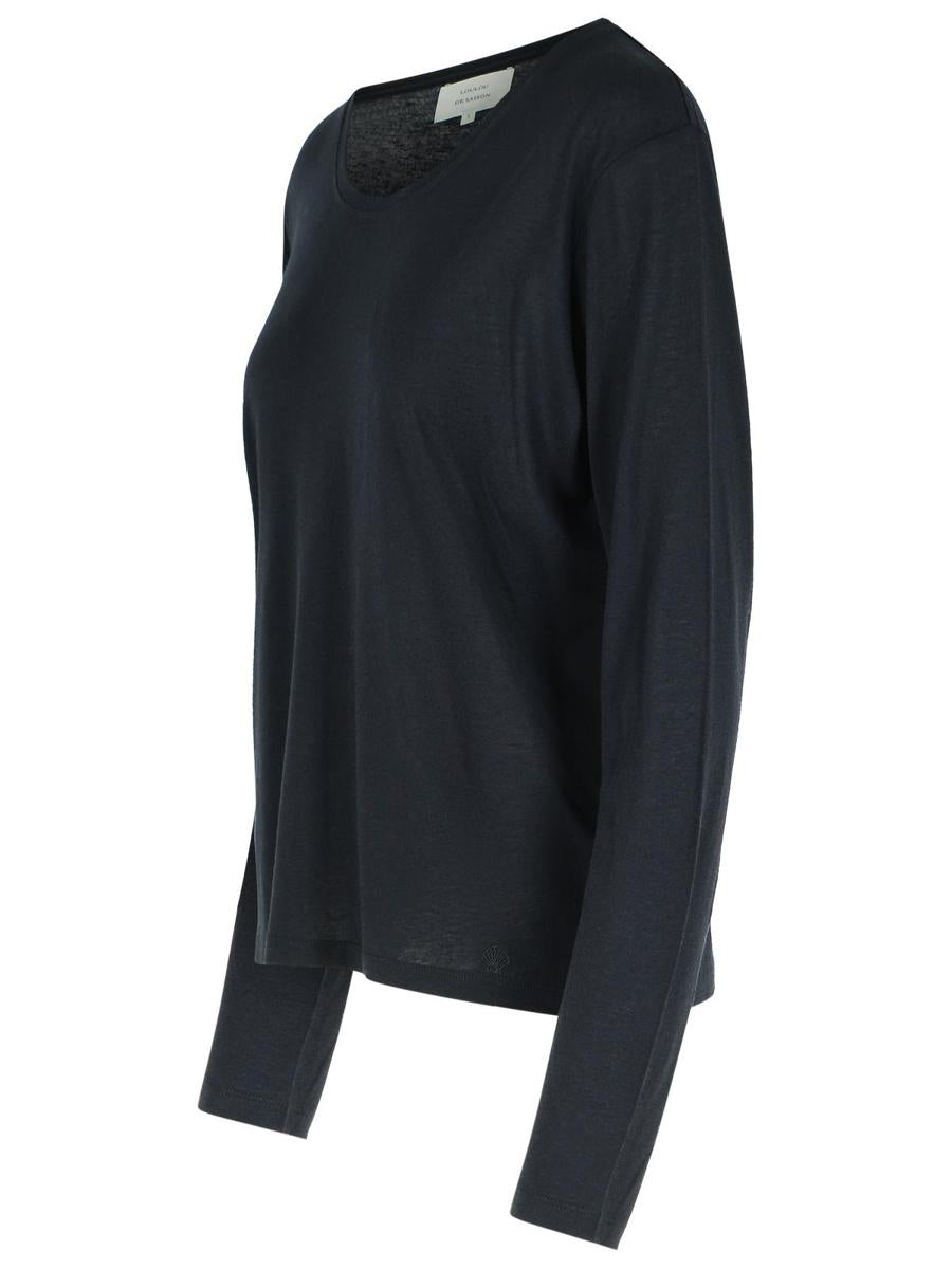 Loulou Studio Black Wool Blend Sweater