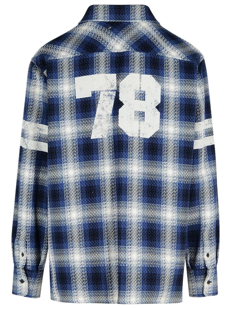 Golden Goose 'Check Nolowen' Blue Cotton Shirt