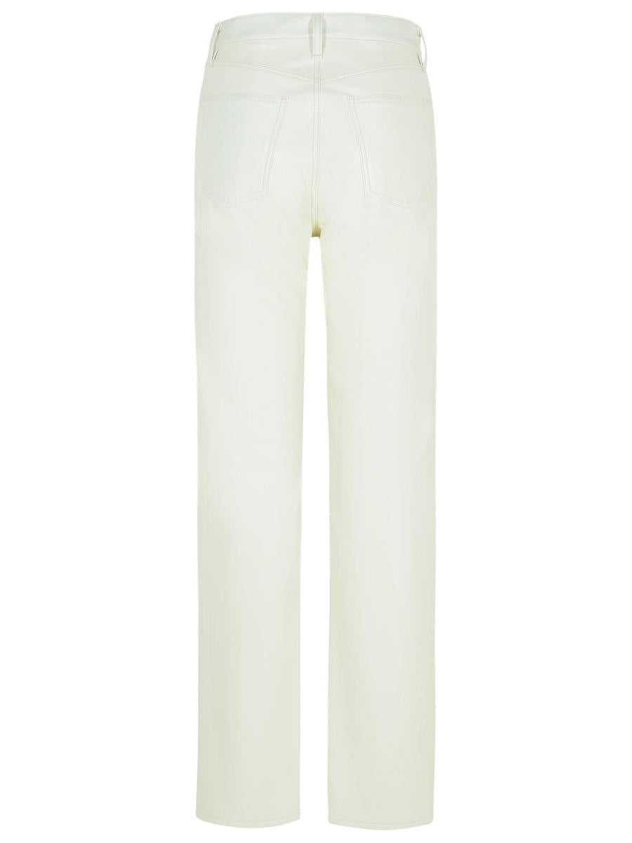 Agolde '90'S Pinch' White Recycled Leather Blend Jeans