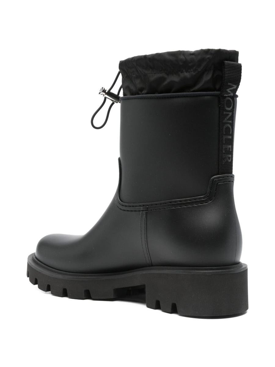 Moncler Black 'Kickstream' Rain Boots