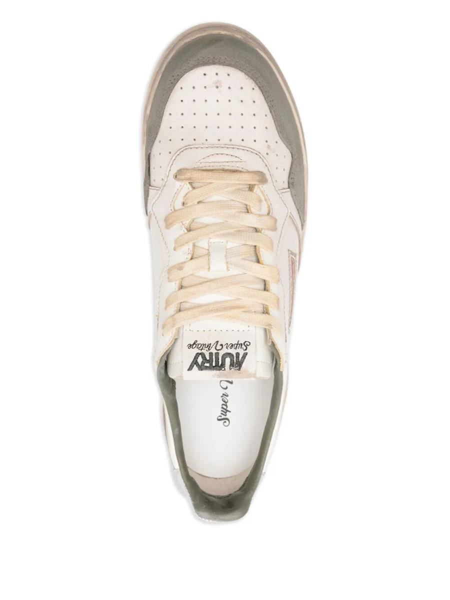 Autry "Sup Vintage Low" Suede Sneakers Shoes