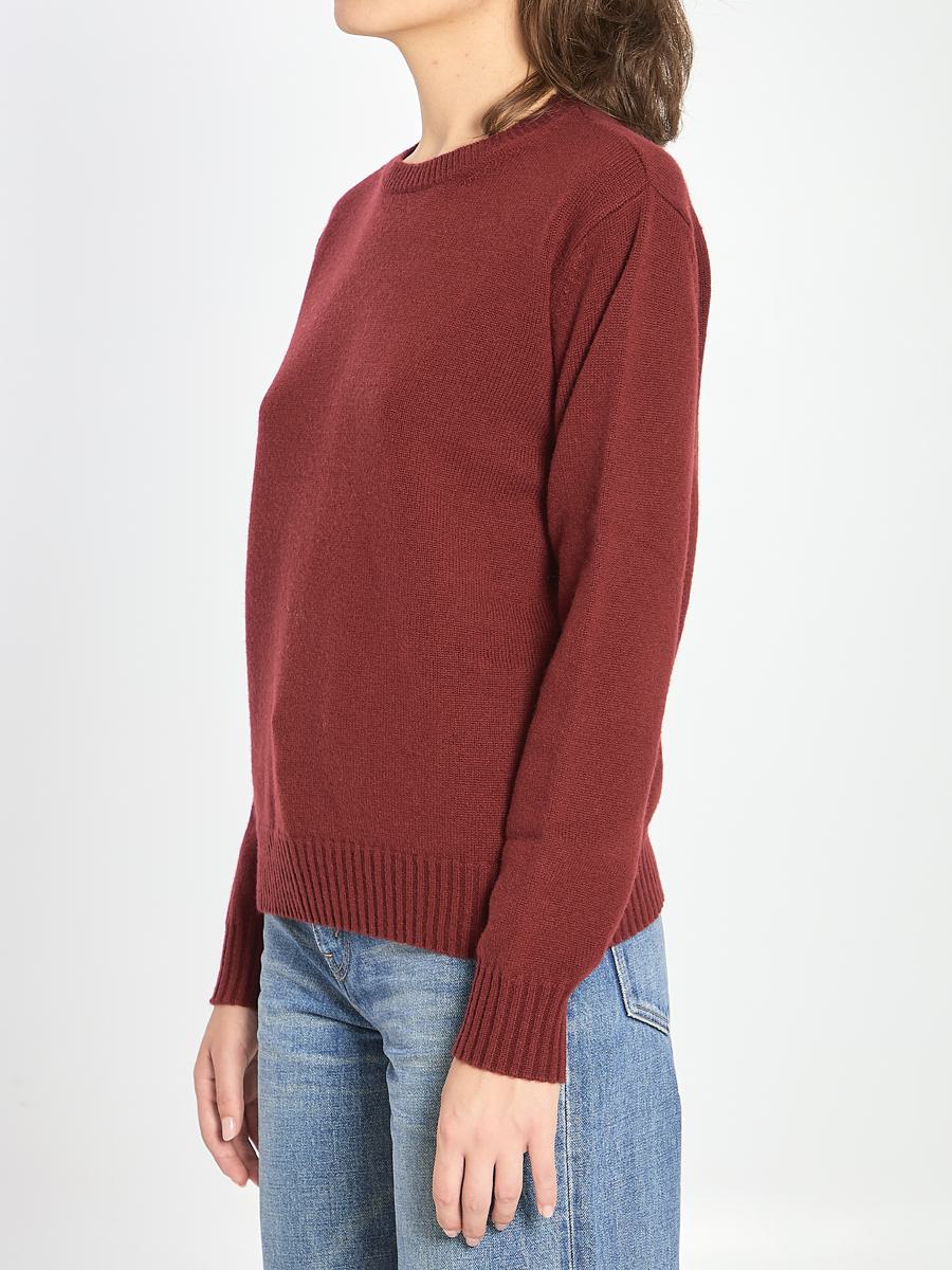 Crew Neck Sweater In Cashmere