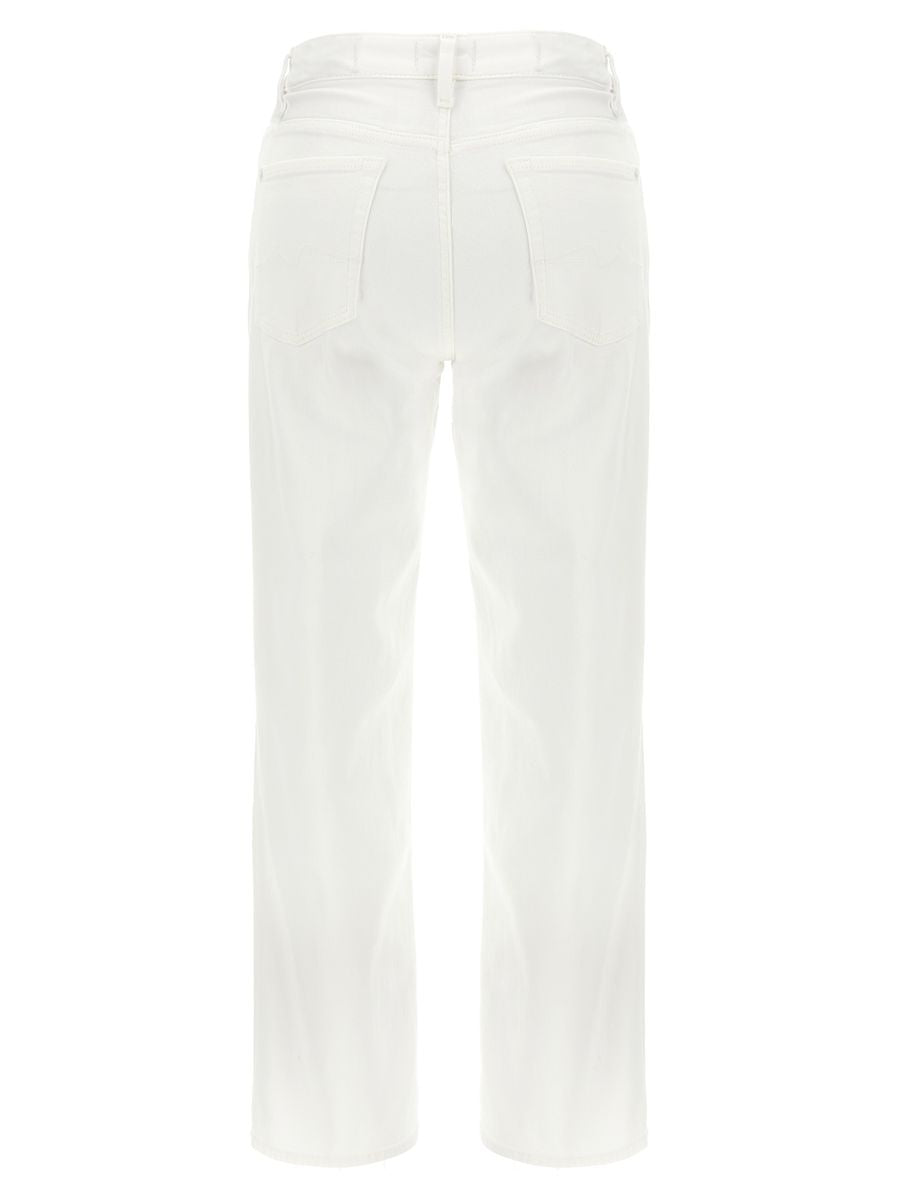 7 For All Mankind Calie Straighnt Cropped Jeans