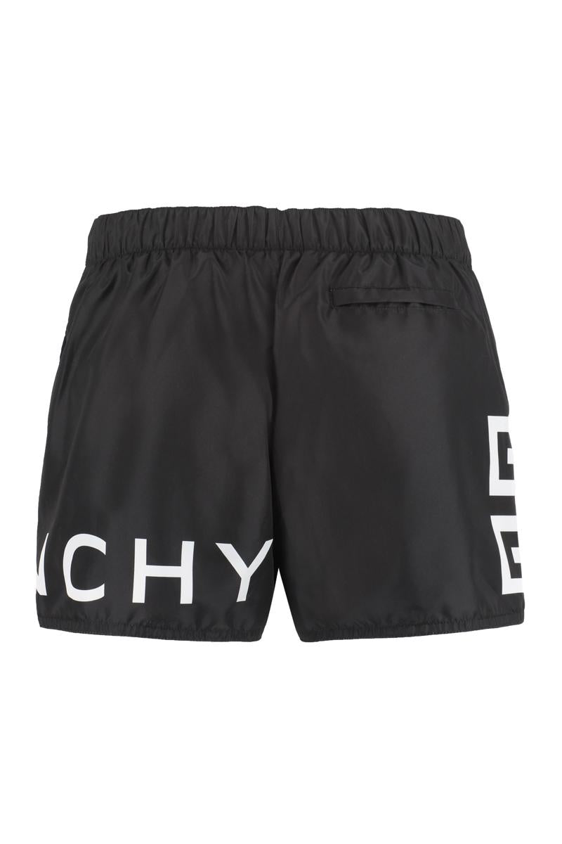 Givenchy Logo Print Swim Shorts