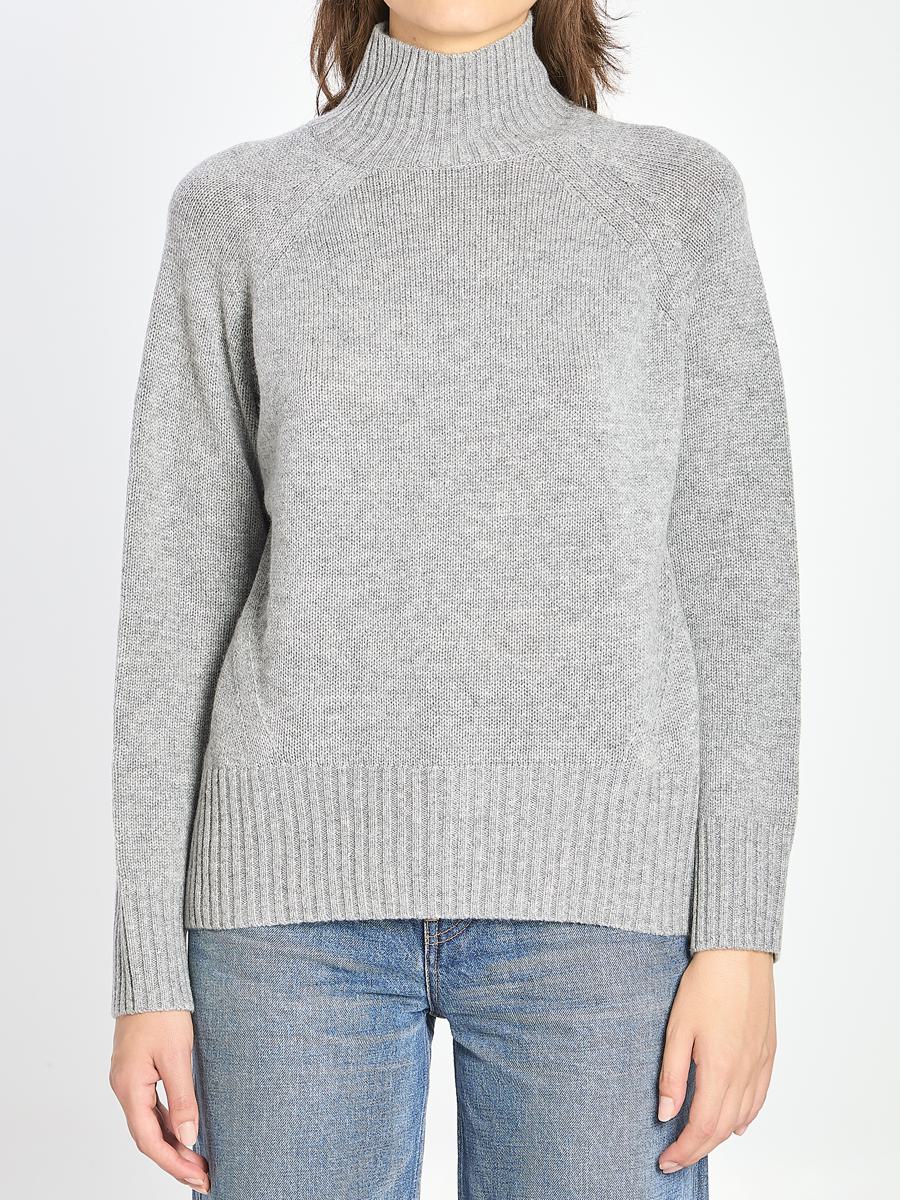 Turtleneck In Wool And Cashmere