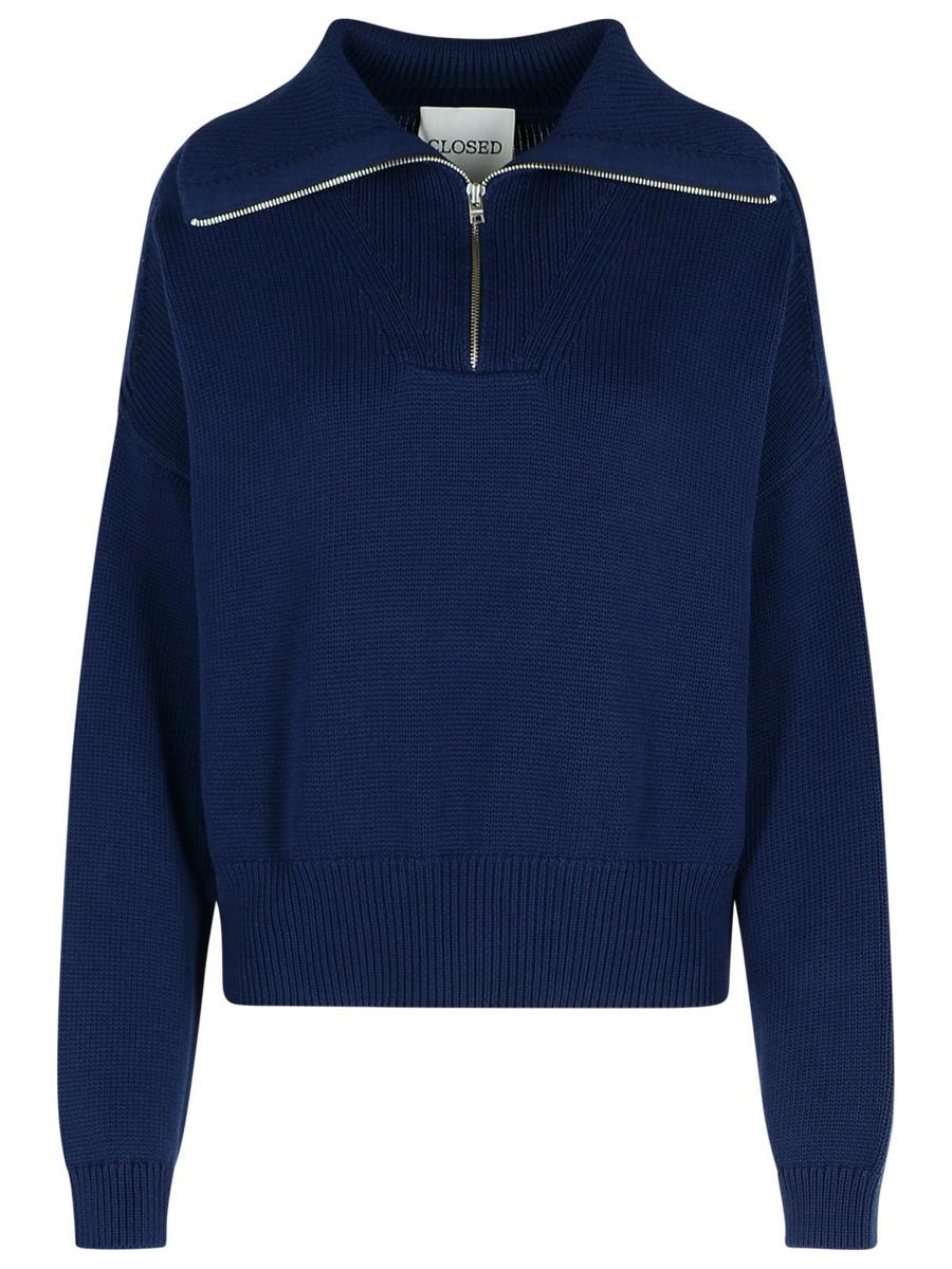 Closed Navy Organic Cotton Sweater