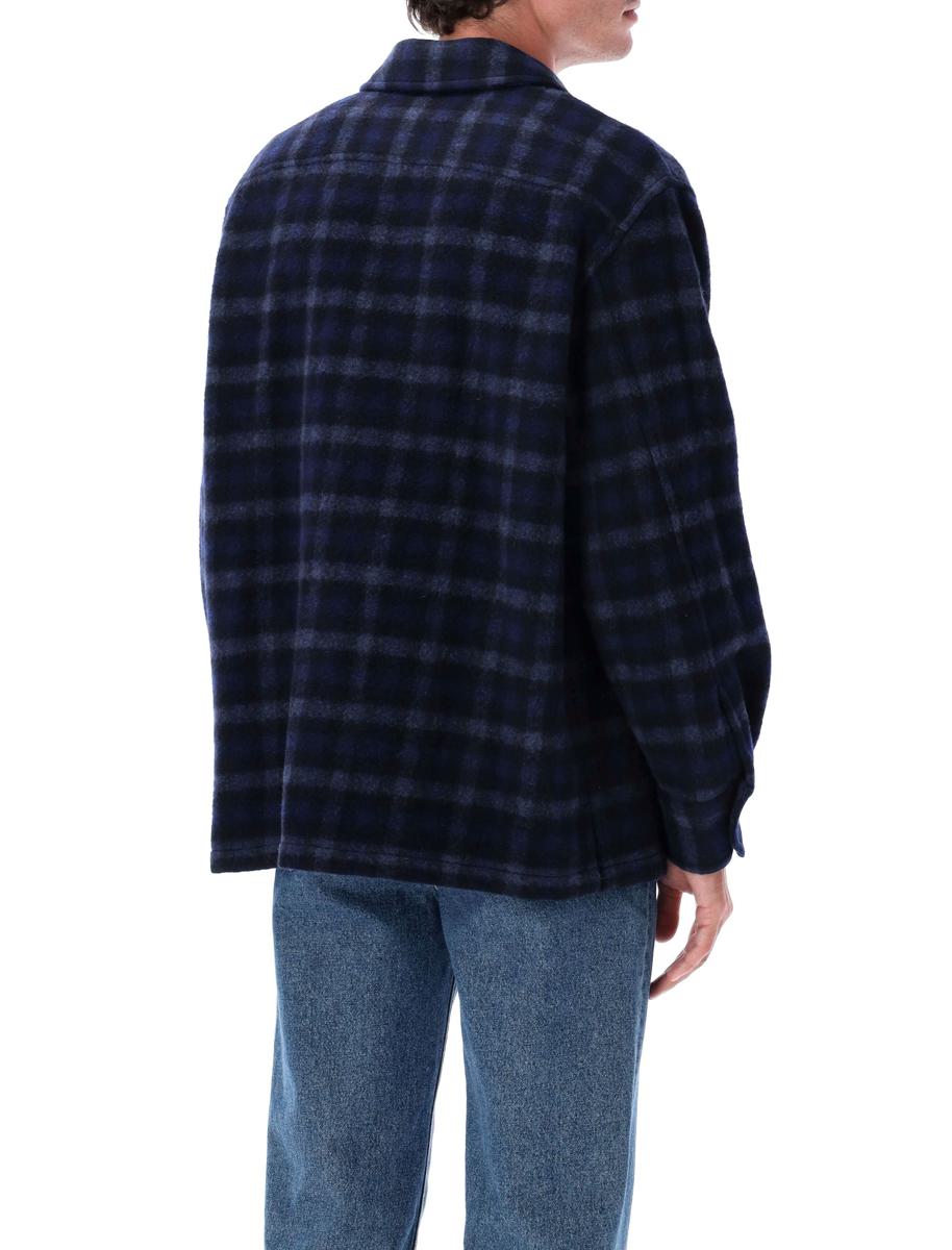 A.P.C. Stanley Checked Wool Overshirt