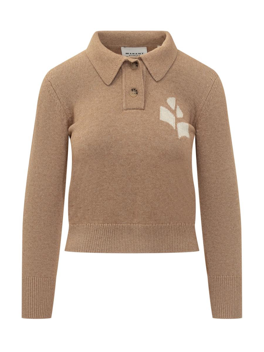 Isabel Marant Étoile Polo Shirt With Embroidered Marant Étoile Logo