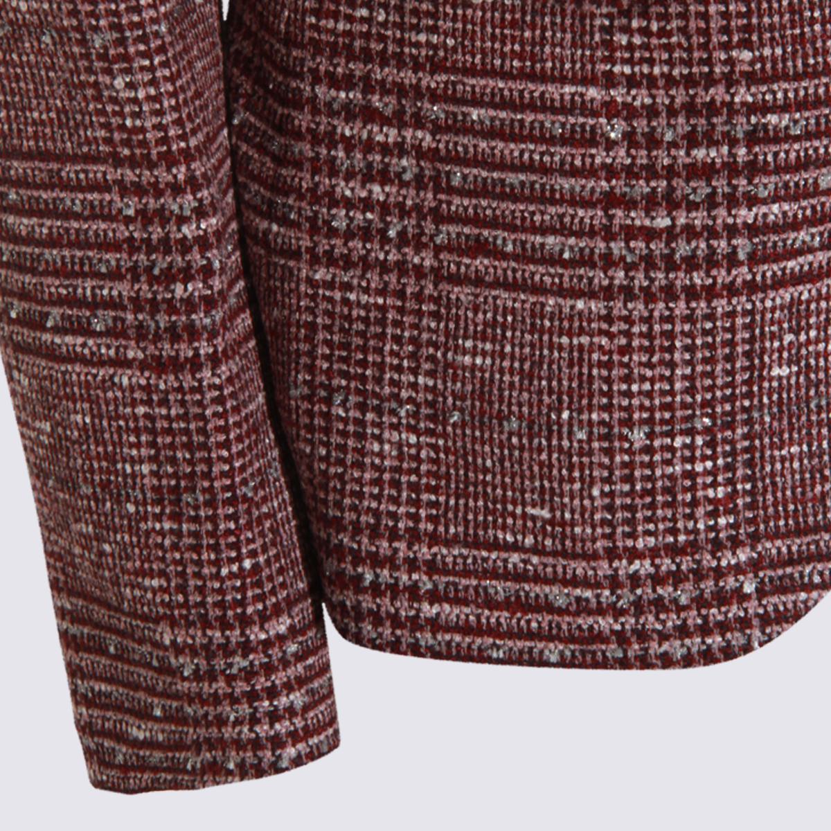 Tagliatore Bordeaux Wool Blazer