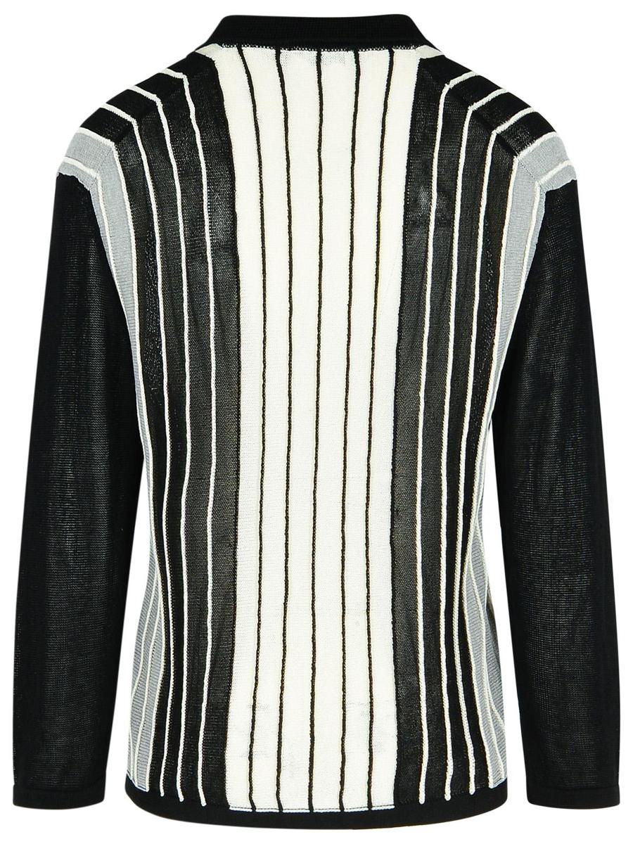 Laneus Black Viscose Blend Sweater