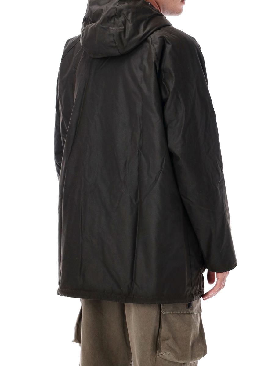 Barbour Bedale Waxed Cotton Parka Olive