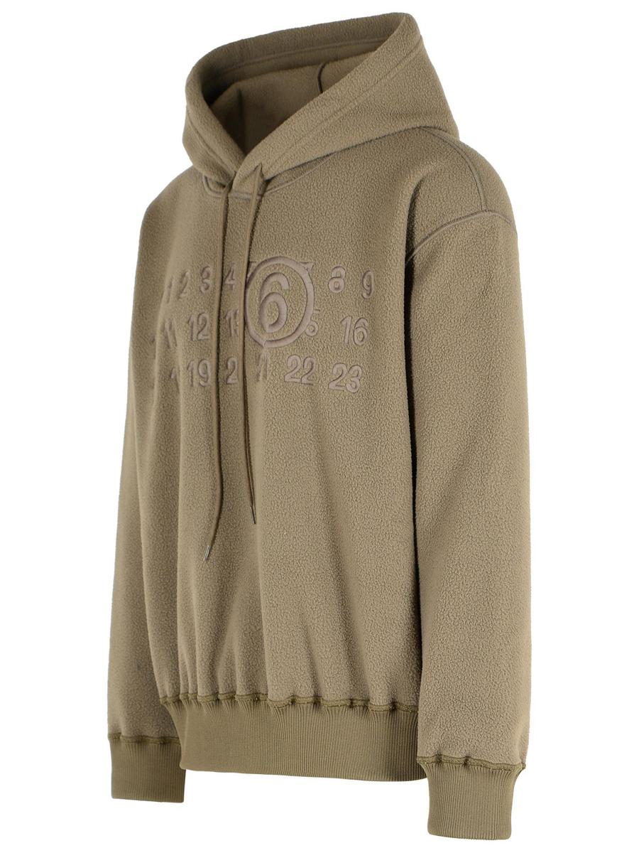 MM6 Maison Margiela Taupe Polyester Sweatshirt