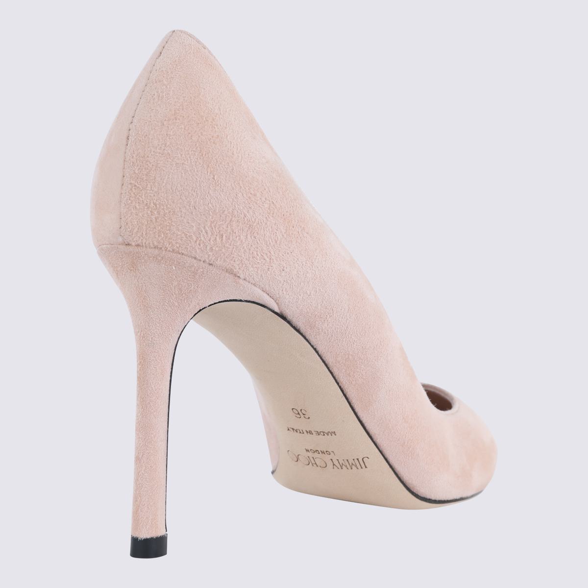 Jimmy Choo Pink Suede Pumps