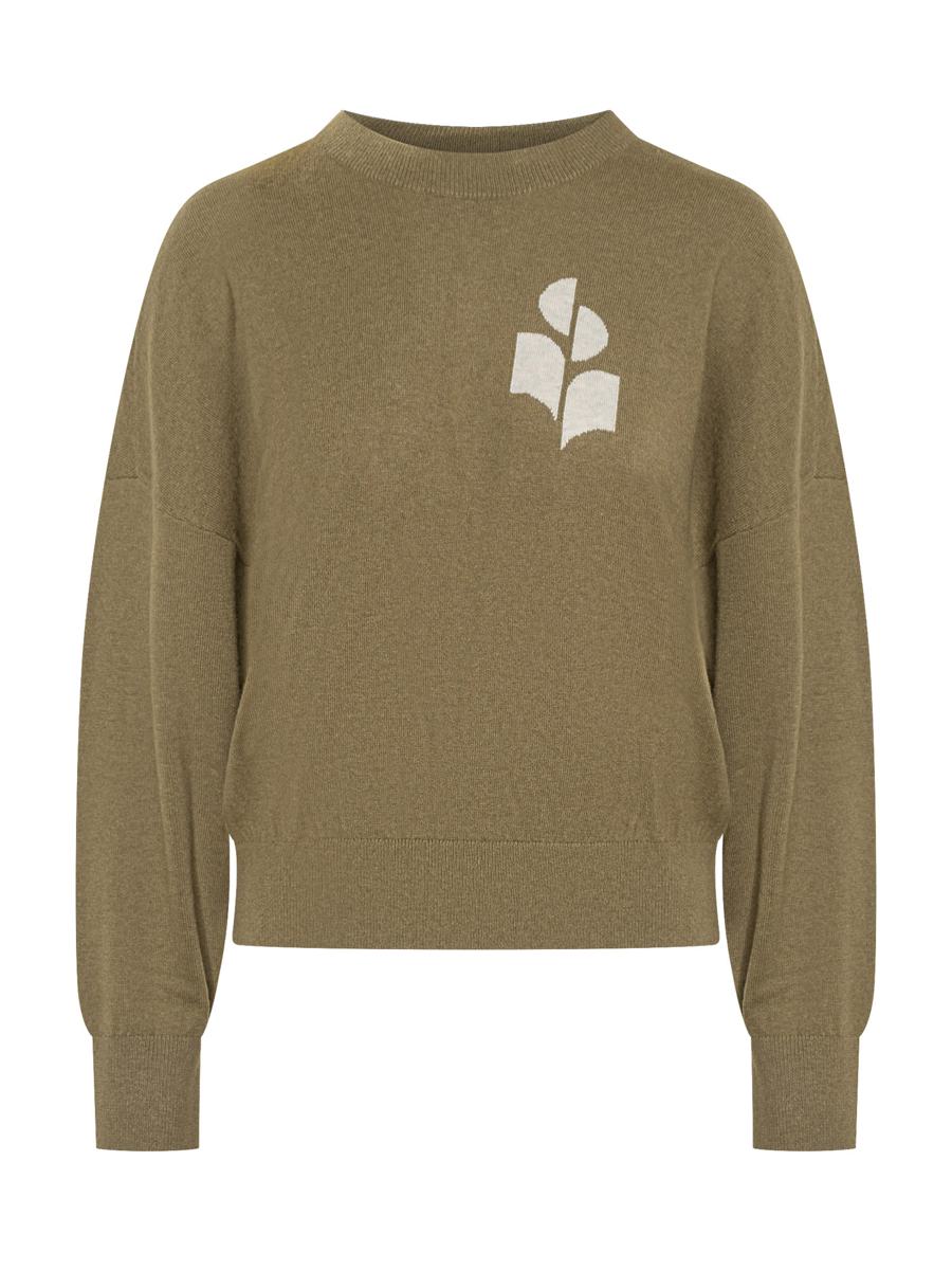 Isabel Marant Étoile Ivory Marant Étoile Logo Sweater