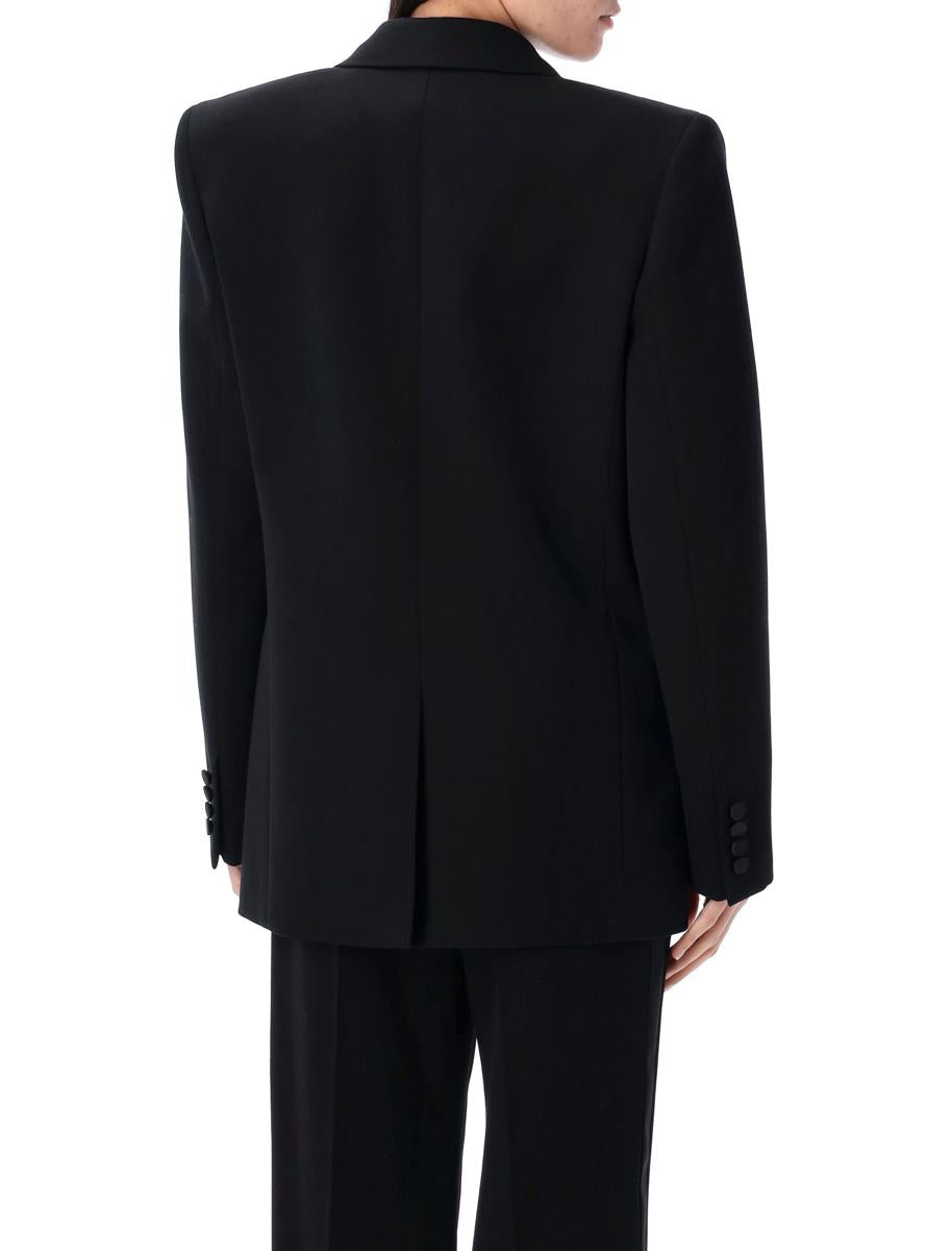 Saint Laurent Grain De Poudre Tuxedo Jacket