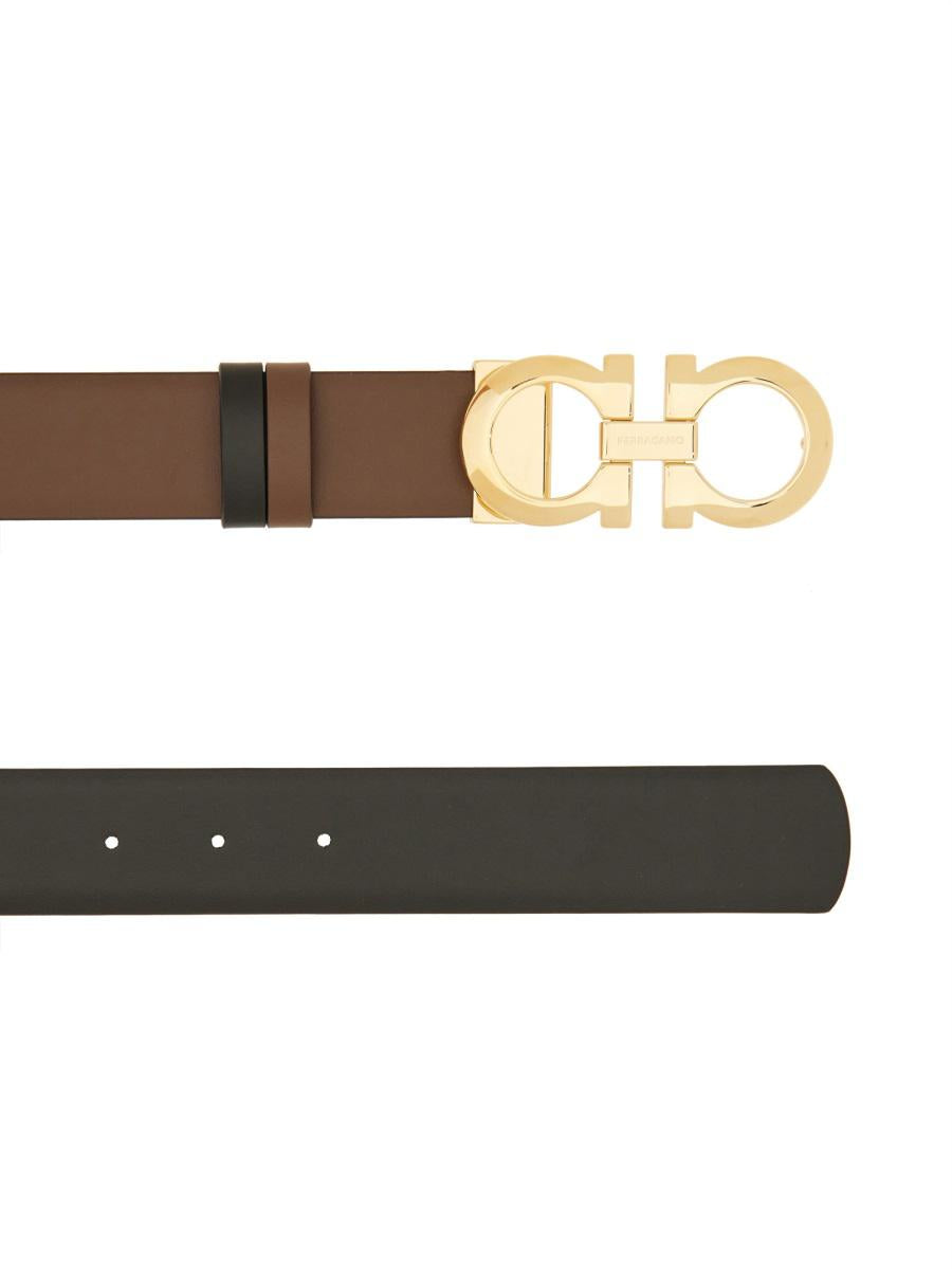 Salvatore Ferragamo Dpp - Reversible "Hooks" Belt