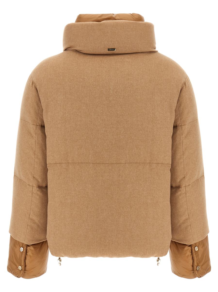 Herno Two-Material Puffer Jacket