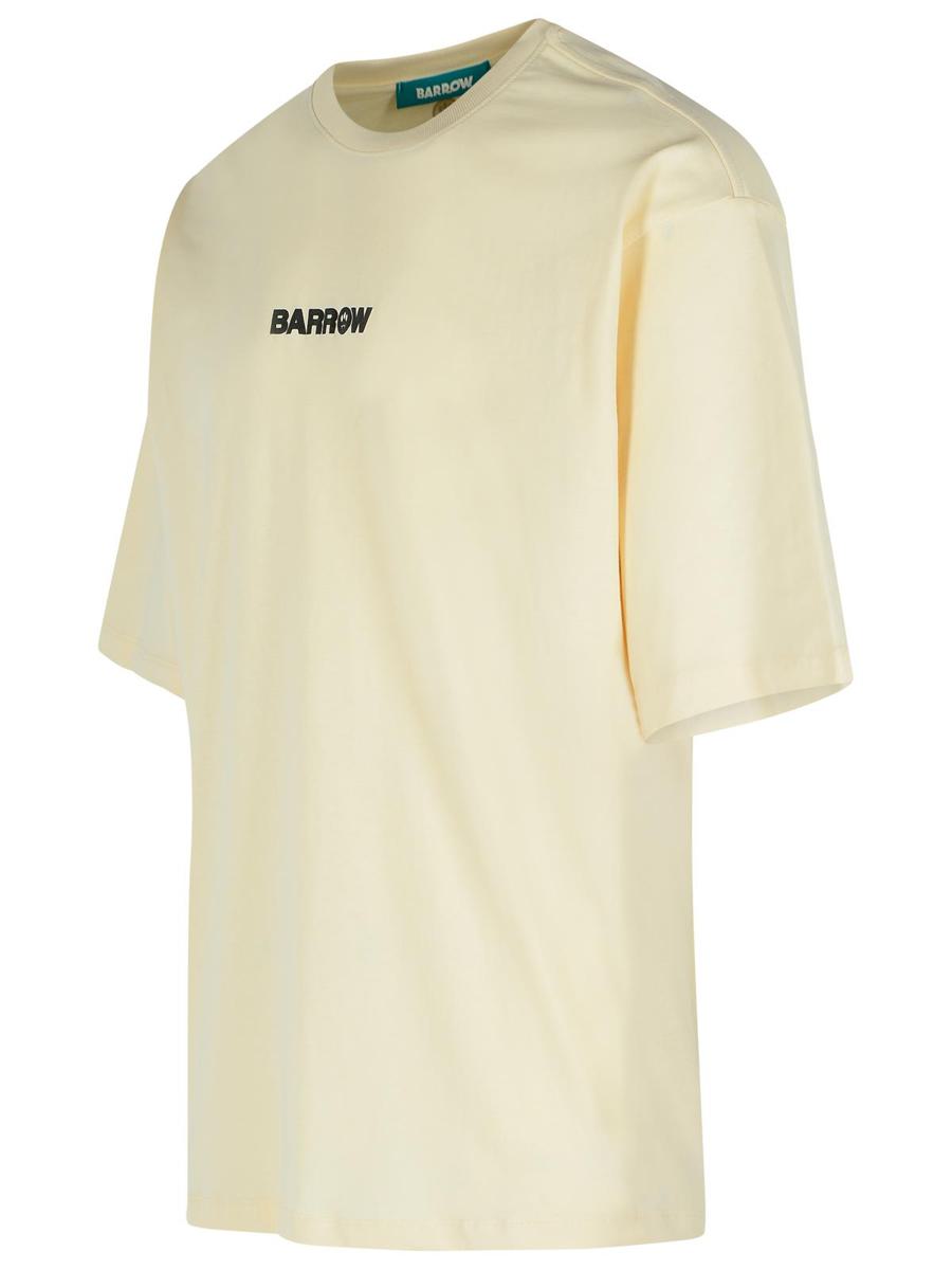 Barrow Cream Cotton T-Shirt