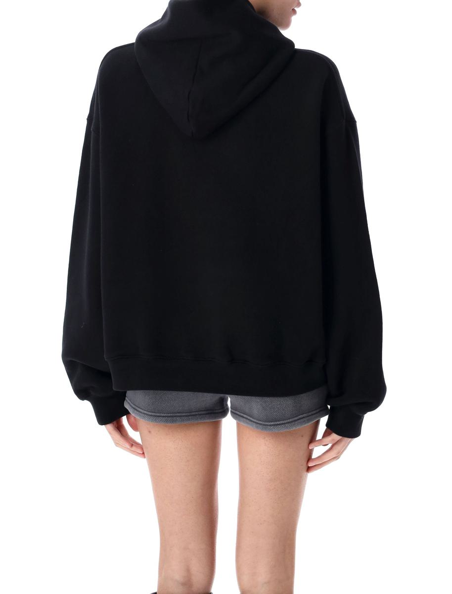 Alexander Wang Distressed Logo Hoodie