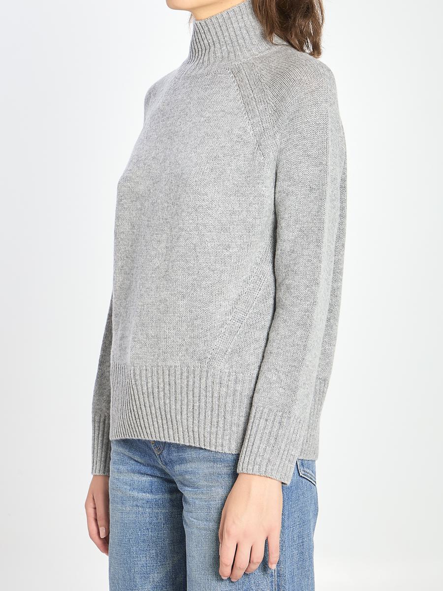 Turtleneck In Wool And Cashmere