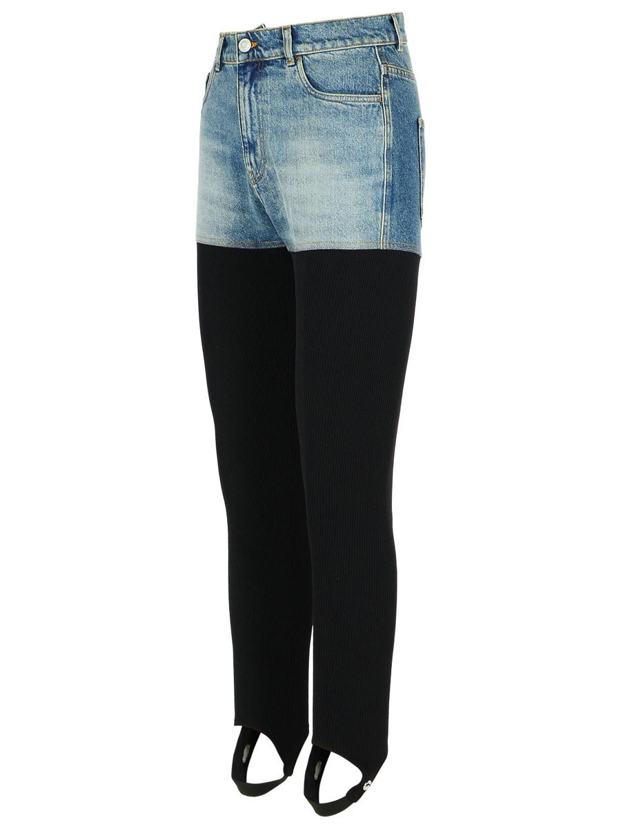 Coperni Two-Tone Organic Cotton Pantaloe