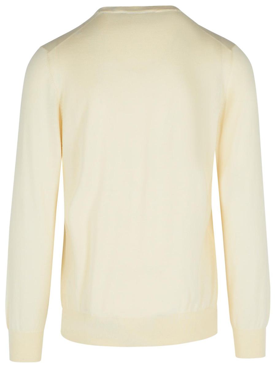 Gran Sasso Cream Cashmere Blend Sweater