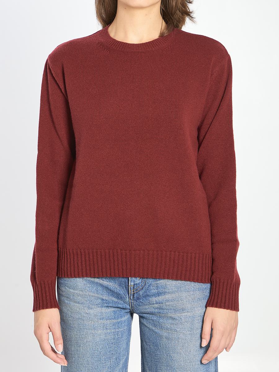 Crew Neck Sweater In Cashmere