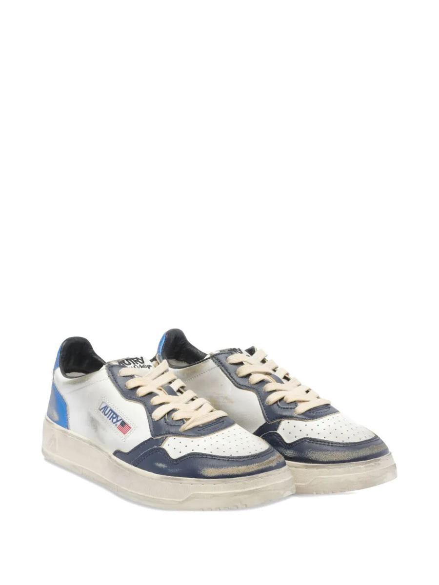 Autry "Sup Vintage Low" Leather Sneakers Shoes