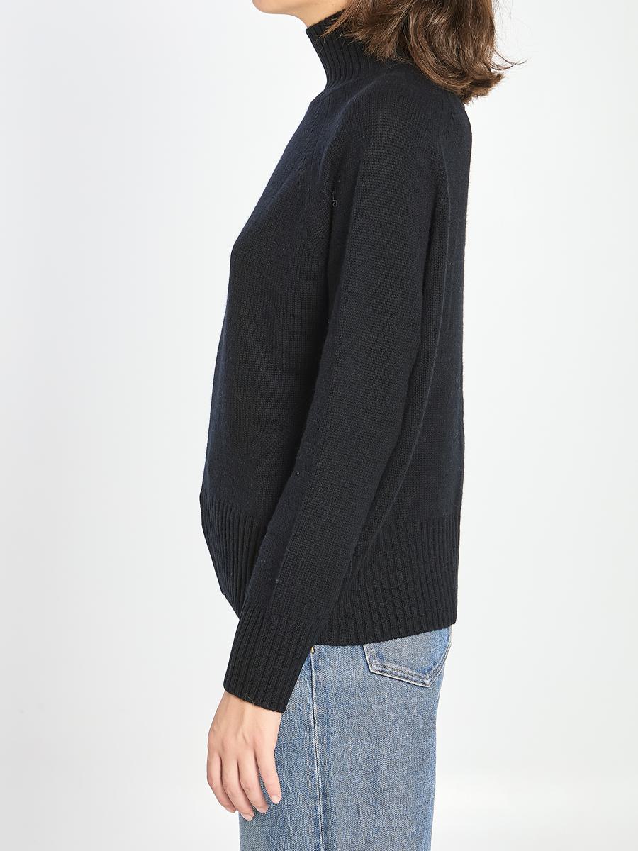Turtleneck In Wool And Cashmere