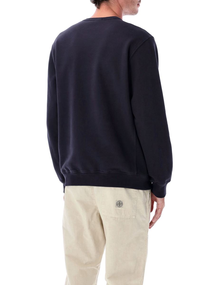Stone Island Brushed Organic Cotton Sweatshirt