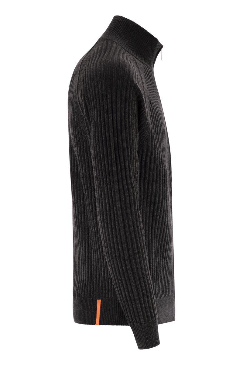 RRD Velvet Rave Full Zip Knit - Zip-Up Cardigan