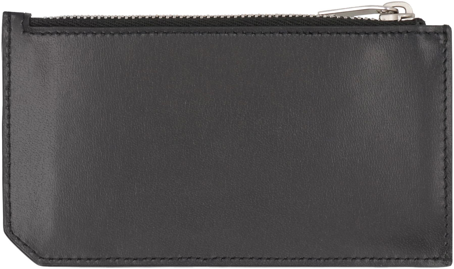 Saint Laurent Smooth Leather Card Holder